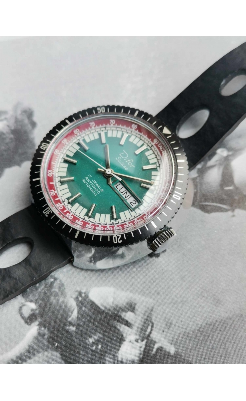 Montre Vintage Difor Skin Diver Grand Sport Mécanique - Occasion - Fonctionne - Style Rétro