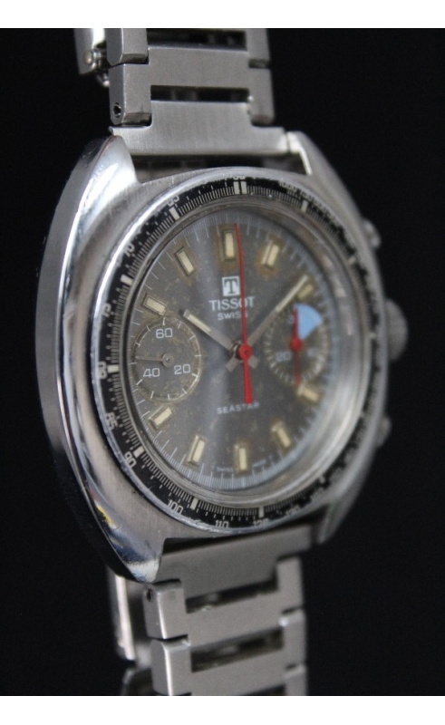 Montre Tissot Seastar Navigator Vintage - Chronographe Mécanique Suisse, Référence 40522
