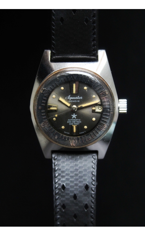 Crystal Plexi Pour Montre Aquastar 63 - Diamètre 26.6mm - Neuf Sans étiquette - Modèle Plongée